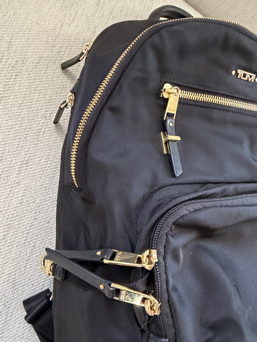 Tumi Black Nylon Backpack - Picture 2 of 12